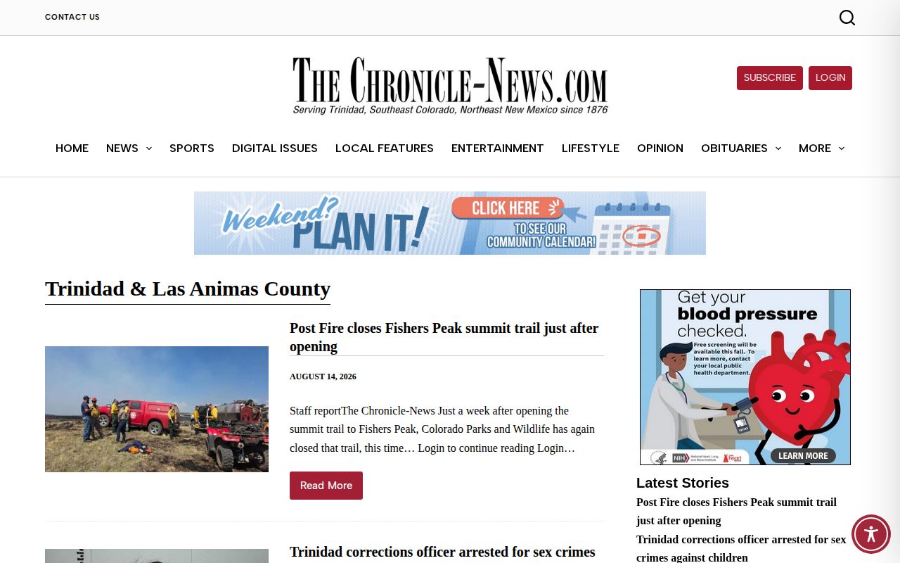 Las Animas County crime news on the Chronicle-News local section